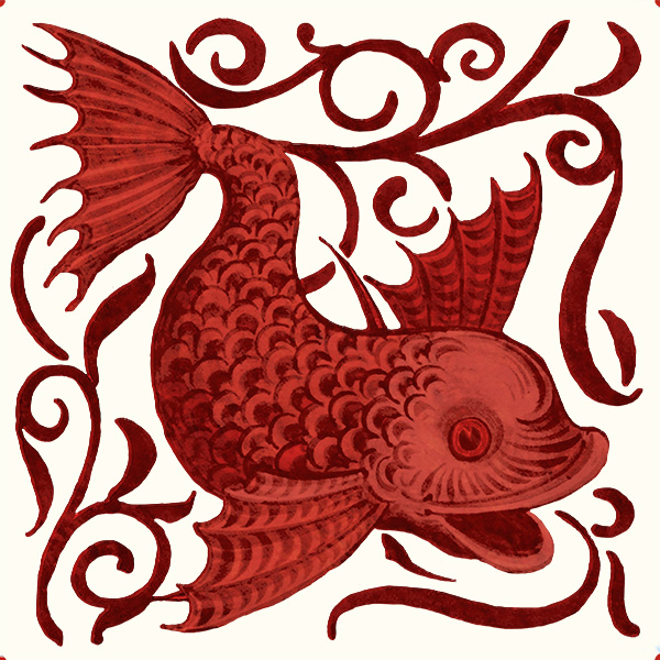 William De Morgan happy dolphin