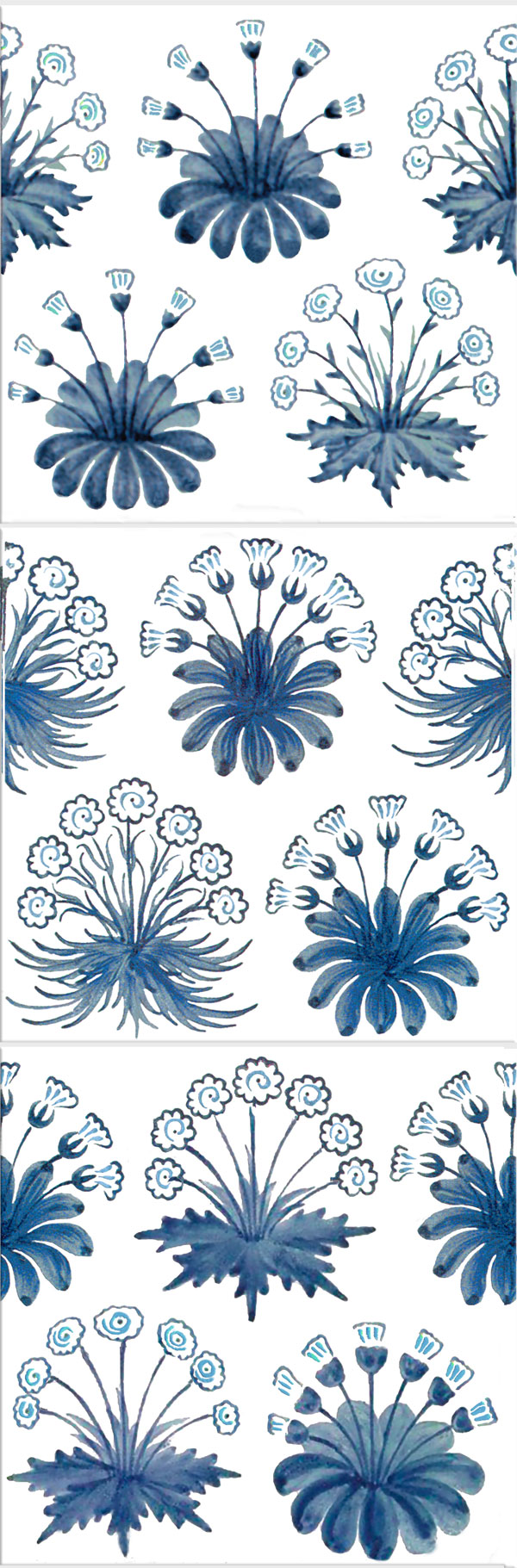 William Morris Daisy Tiles, 1860s-1880s