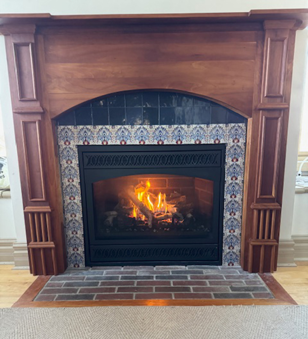 William Morris artichoke surround