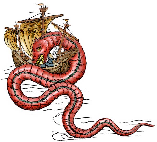 Great Orm. Sea serpent.
