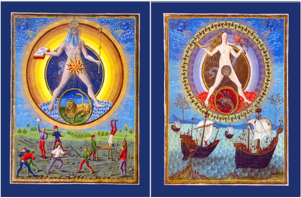 De Sphaera mundi, Sol and Luna