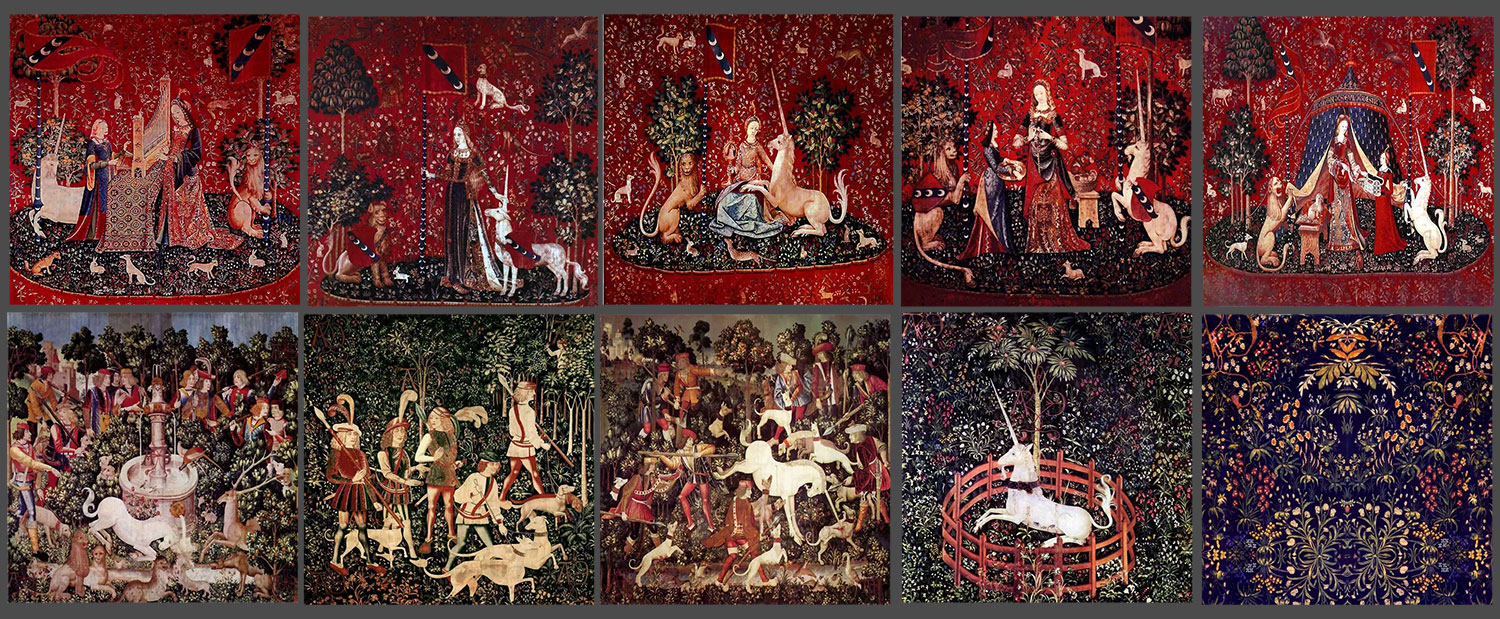 Unicorn tapestries