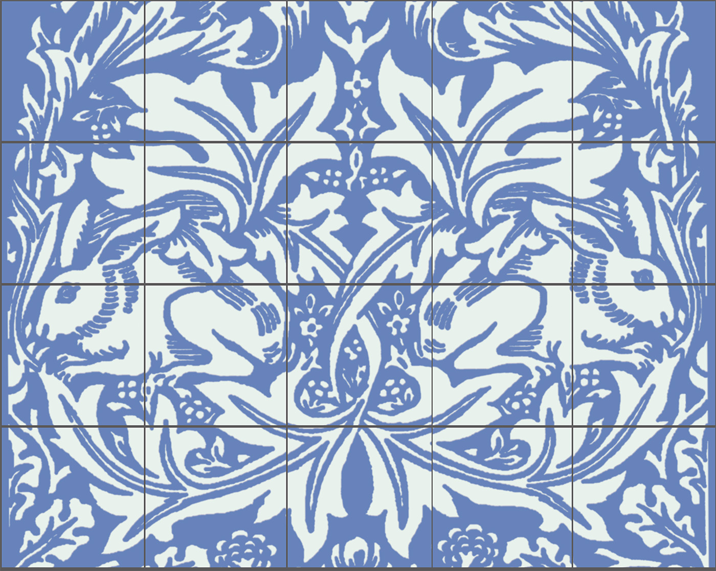 Brother Rabbit Kitchen Backsplash
