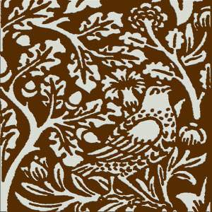William Morris Brother Rabbit Tile on Earth