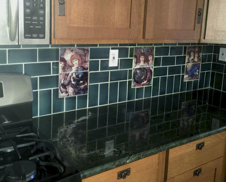 Days of Creation Angel backsplash